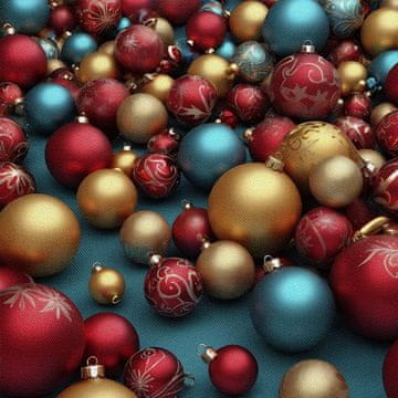 VANJSKI DEKOSTOFFE OXFORD - Motiv Weihnachtsferien | DX1860