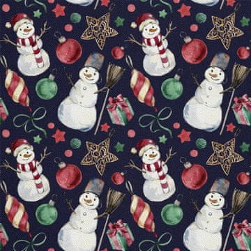 VANJSKI DEKOSTOFFE OXFORD - Motiv Weihnachtsferien | DX1902