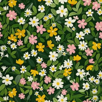 VANJSKI DEKOSTOFFE OXFORD - Motiv Frühling I DX7572