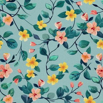 VANJSKI DEKOSTOFFE OXFORD - Motiv Frühling I DX7442