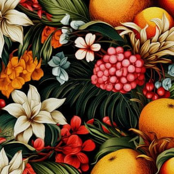 VANJSKI DEKOSTOFFE OXFORD - Motiv Obst | DX6046