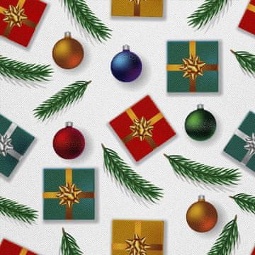VANJSKI DEKOSTOFFE OXFORD - Motiv Weihnachtsferien | DX1859