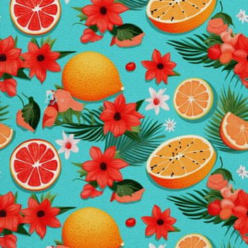VANJSKI DEKOSTOFFE OXFORD - Motiv Obst | DX6656