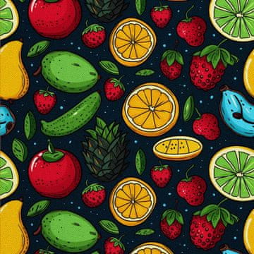 VANJSKI DEKOSTOFFE OXFORD - Motiv Obst | DX6994