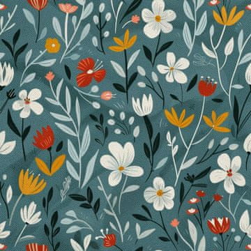VANJSKI DEKOSTOFFE OXFORD - Motiv Frühling I DX7483