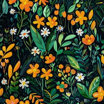 VANJSKI DEKOSTOFFE OXFORD - Motiv Frühling I DX7677