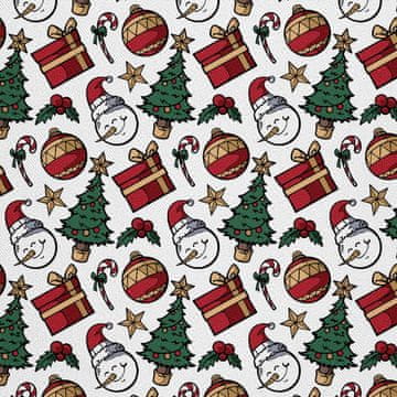 VANJSKI DEKOSTOFFE OXFORD - Motiv Weihnachtsferien | DX1940