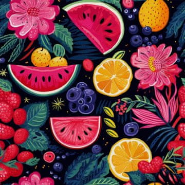 VANJSKI DEKOSTOFFE OXFORD - Motiv Obst | DX6584