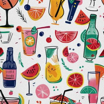 OUTDOOR DEKOSTOFFE OXFORD - Motiv Cocktail | DX8442