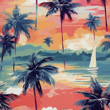 VANJSKI DEKOSTOFFE OXFORD - Motiv Sommer | DX8957