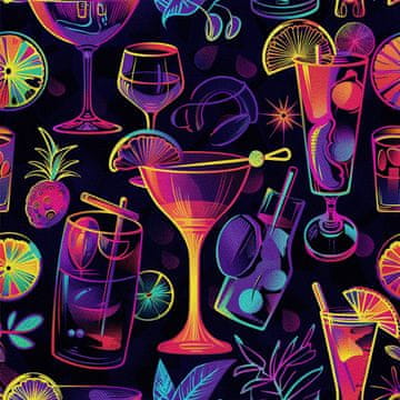OUTDOOR DEKOSTOFFE OXFORD - Motiv Cocktail | DX8691