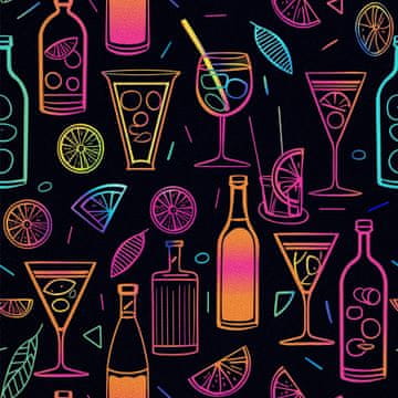 OUTDOOR DEKOSTOFFE OXFORD - Motiv Cocktail | DX8555