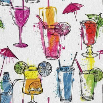 OUTDOOR DEKOSTOFFE OXFORD - Motiv Cocktail | DX8554