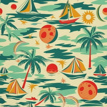 VANJSKI DEKOSTOFFE OXFORD - Motiv Sommer | DX9199