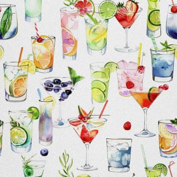 OUTDOOR DEKOSTOFFE OXFORD - Motiv Cocktail | DX8629