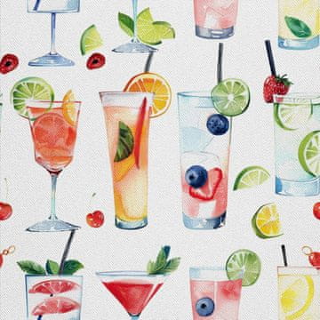 OUTDOOR DEKOSTOFFE OXFORD - Motiv Cocktail | DX8553