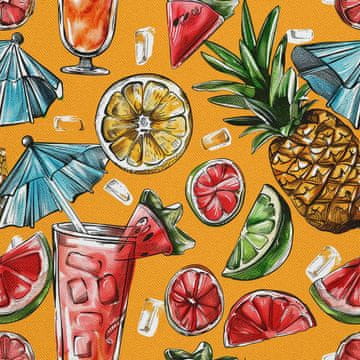 OUTDOOR DEKOSTOFFE OXFORD - Motiv Cocktail | DX8775