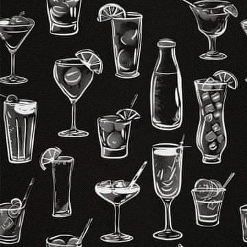 OUTDOOR DEKOSTOFFE OXFORD - Motiv Cocktail | DX8613