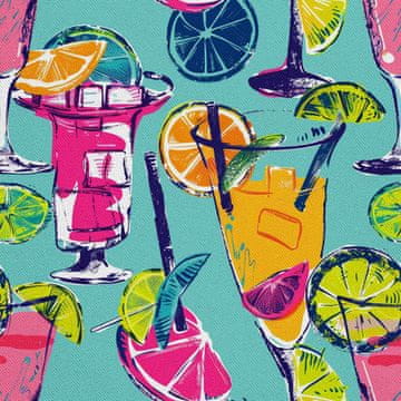 OUTDOOR DEKOSTOFFE OXFORD - Motiv Cocktail | DX8812