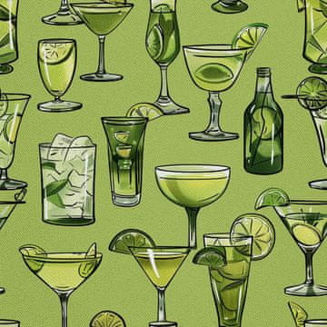 OUTDOOR DEKOSTOFFE OXFORD - Motiv Cocktail | DX8380