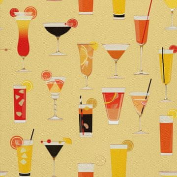 OUTDOOR DEKOSTOFFE OXFORD - Motiv Cocktail | DX8405