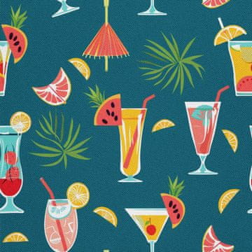 OUTDOOR DEKOSTOFFE OXFORD - Motiv Cocktail | DX8759