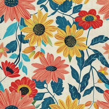 VANJSKI DEKOSTOFFE OXFORD - Motiv Sommer | DX9186