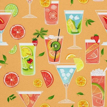 OUTDOOR DEKOSTOFFE OXFORD - Motiv Cocktail | DX8558