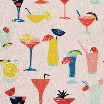 OUTDOOR DEKOSTOFFE OXFORD - Motiv Cocktail | DX8400