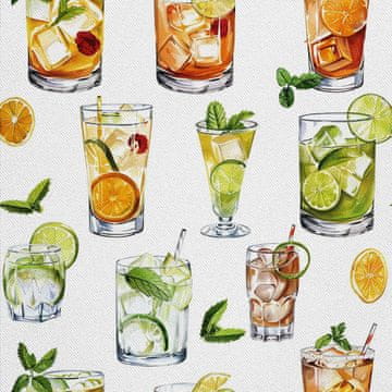 OUTDOOR DEKOSTOFFE OXFORD - Motiv Cocktail | DX8771