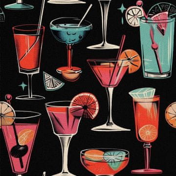 OUTDOOR DEKOSTOFFE OXFORD - Motiv Cocktail | DX8641