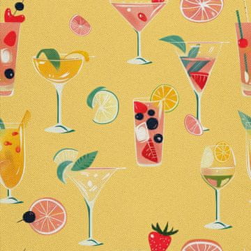 OUTDOOR DEKOSTOFFE OXFORD - Motiv Cocktail | DX8756