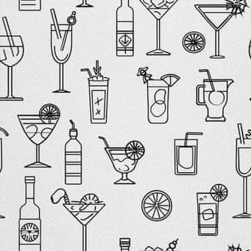 OUTDOOR DEKOSTOFFE OXFORD - Motiv Cocktail | DX8392