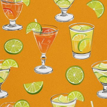 OUTDOOR DEKOSTOFFE OXFORD - Motiv Cocktail | DX8741