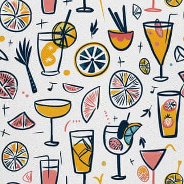 OUTDOOR DEKOSTOFFE OXFORD - Motiv Cocktail | DX8658