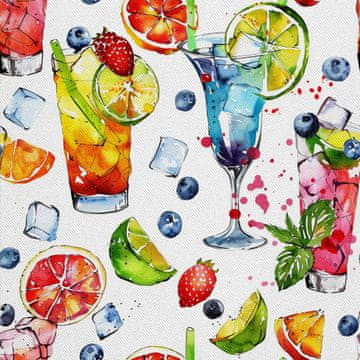 VANJSKI DEKOSTOFFE OXFORD - Motiv Cocktail | DX8466