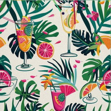 VANJSKI DEKOSTOFFE OXFORD - Motiv Cocktail | DX8323