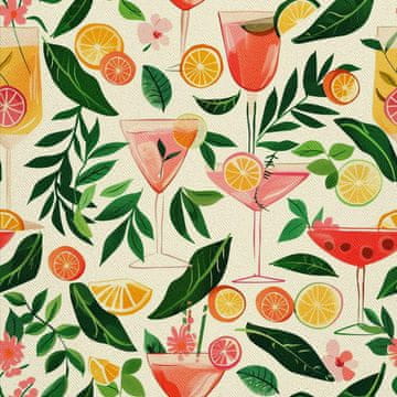 OUTDOOR DEKOSTOFFE OXFORD - Motiv Cocktail | DX8750