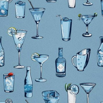 OUTDOOR DEKOSTOFFE OXFORD - Motiv Cocktail | DX8790