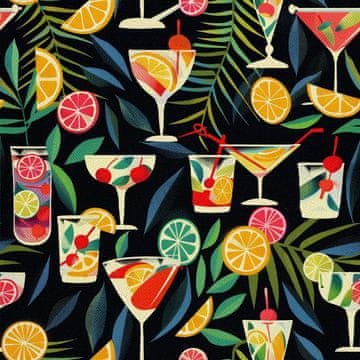 OUTDOOR DEKOSTOFFE OXFORD - Motiv Cocktail | DX8827