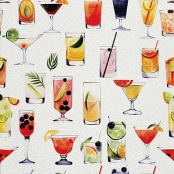 OUTDOOR DEKOSTOFFE OXFORD - Motiv Cocktail | DX8435