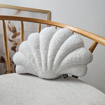 jastuk SOFT LOOP | bijela školjka
