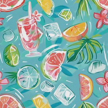 VANJSKI DEKOSTOFFE OXFORD - Motiv Sommer | DX9255