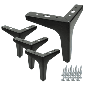 BB Set od 4 noge za namještaj Anchor crne mat visine 13 cm