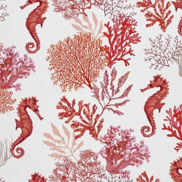 VANJSKI DEKOSTOFFE OXFORD - Motiv Seepferdchen I DX272