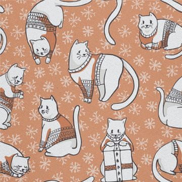 VANJSKI DEKOSTOFFE OXFORD - Motiv Katzen u puloveru I DX250