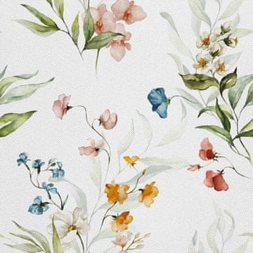 VANJSKI DEKOSTOFFE OXFORD - Motiv Wiesenblumen 2 I DX711