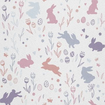 VANJSKI DEKOSTOFFE OXFORD - Motiv Osterhasen I DX276