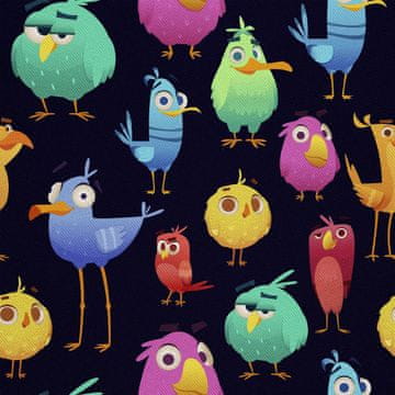 VANJSKI DEKOSTOFFE OXFORD - Motiv bunte Vögel I DX253