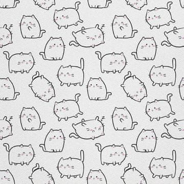VANJSKI DEKOSTOFFE OXFORD - Motiv kawaii Babykatzen I DX732